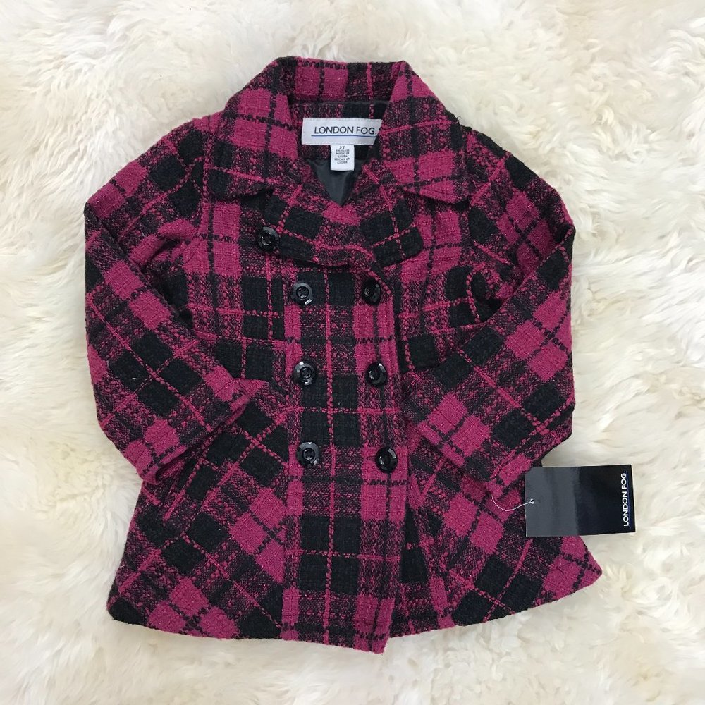 LONDON FOG double button girl coat 2T oritq